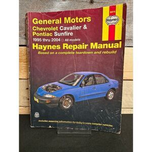 Haynes GM Chevrolet Cavalier & Pontiac Sunfire 1995-2004 Manual 38016
